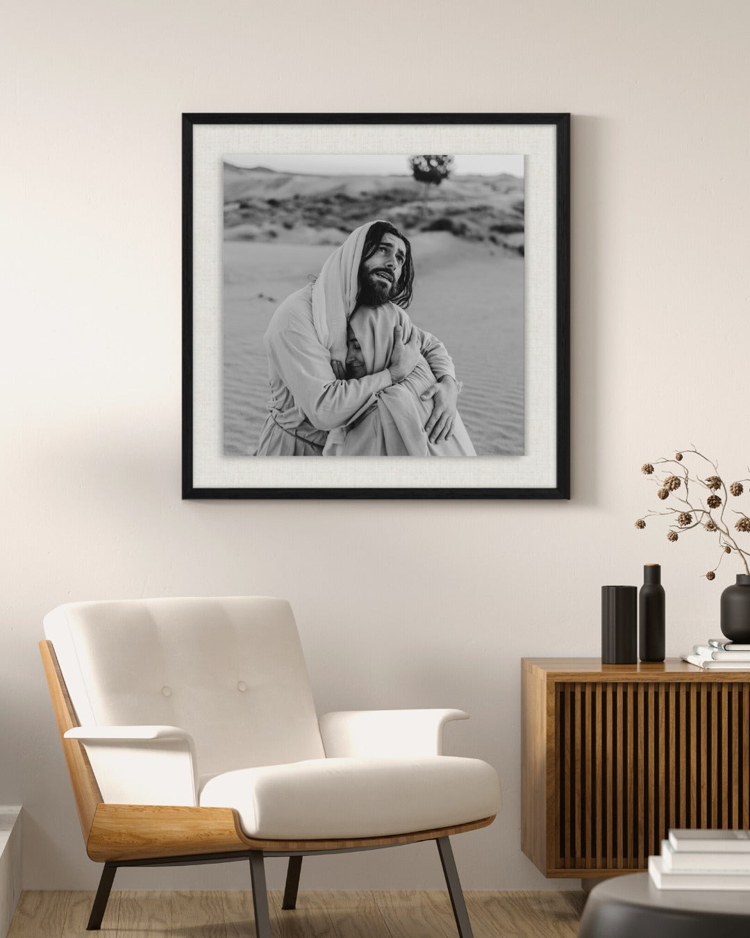 Print: Advocate Framed Linen